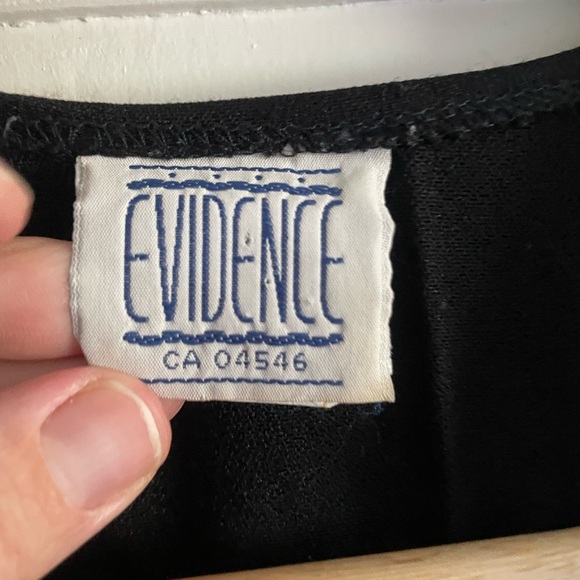 Vintage 90s Evidence button up best with florals and vine details Size S/M - Picture 5 of 10